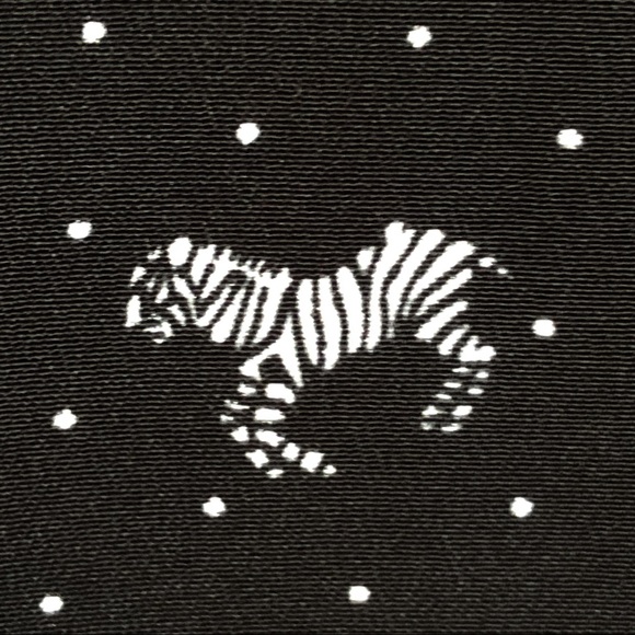 Joe Fresh Black & White Polka Dot Zebra Print Skirt 10 - Picture 6 of 16